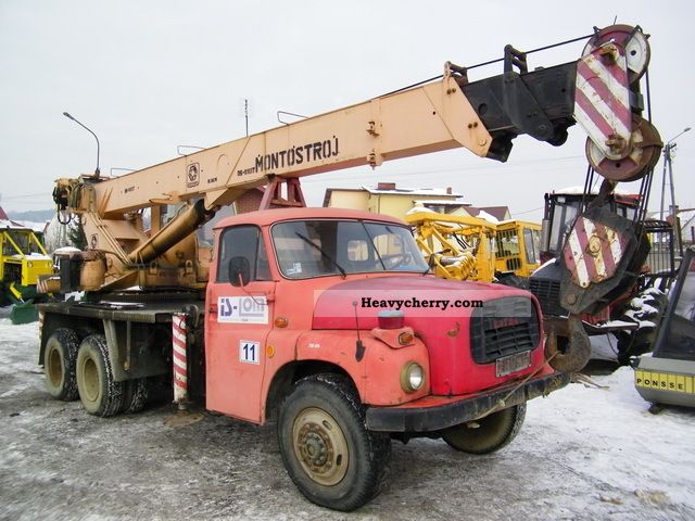 1974 Other  DŹWIG TATRA T 148 Samojezdny Construction machine Construction crane photo