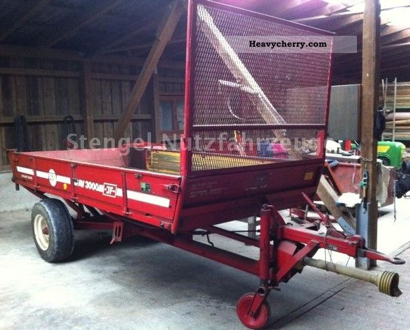 1985 Other  JF manure spreader platform top condition * mint * Agricultural vehicle Loader wagon photo