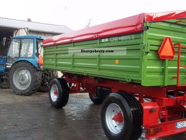 1989 Other  hw hl 8011 Trailer Three-sided tipper photo