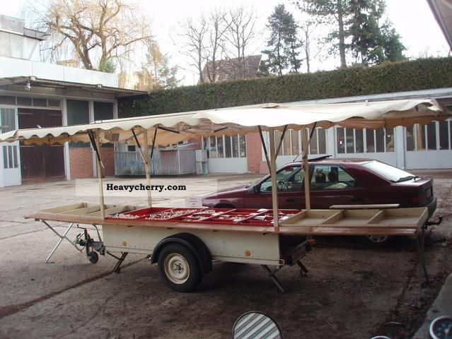 1990 Other  Sales trailers, trailer geschl.Kasten market, Trailer Traffic construction photo