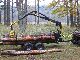 2011 Other  T15 timber trailer with crane 330 Trailer Timber carrier photo 1