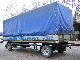 Other  Dünschede PA 7/7.3 flatbed trailer 2000 Stake body and tarpaulin photo