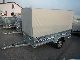 Other  Car trailer with canvas 260x126 750 kg 2011 Stake body and tarpaulin photo