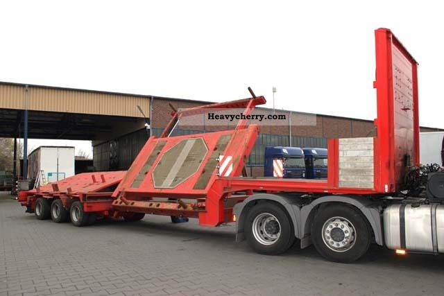 2009 Other  Ginsberg 3-axis, ANGLE LOADER, 2 hydr. Tilt table Semi-trailer Low loader photo