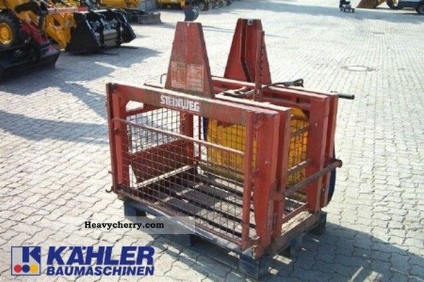 1991 Other  A crane grab a stone path Construction machine Other construction vehicles photo