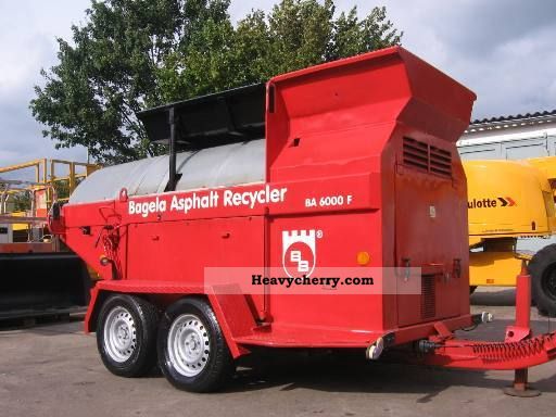 2011 Other  Bagela 6000 Asphaltrecycler Construction machine Road building technology photo