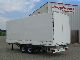 Other  Junghanns tandem flatbed trailer with rear doors 2011 Stake body and tarpaulin photo