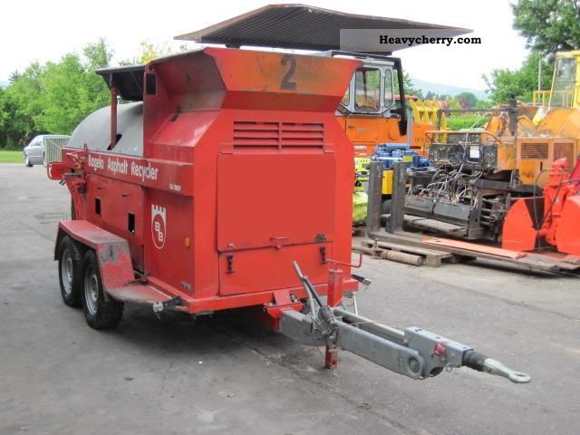 2005 Other  Asphaltrecycler BAGELA BA 7000 R / hr only 714 Construction machine Other construction vehicles photo