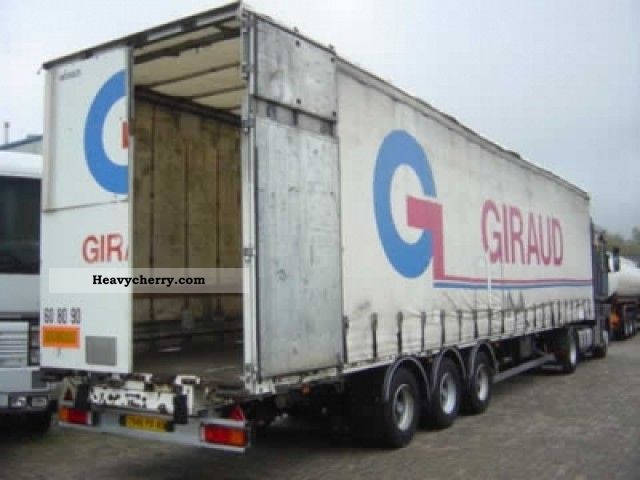 1997 Other  Samro Curtain box MEGA volume Semi-trailer Stake body and tarpaulin photo