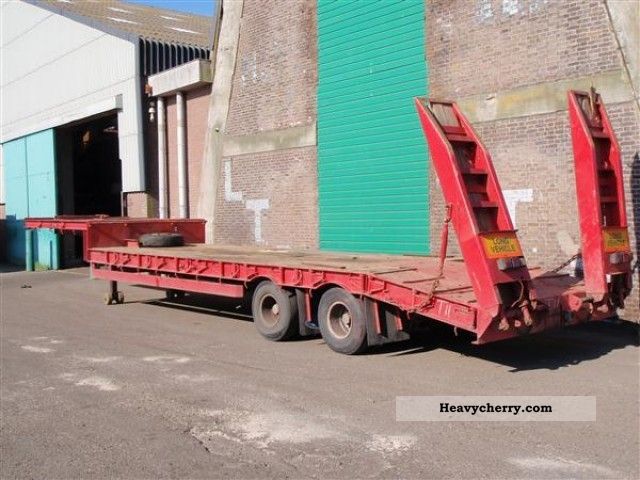 1987 Other  Montracon MMCSM44HDLSC Trailer Low loader photo