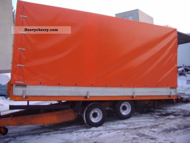 1994 Other  Tandem trailer tilt / 0.99 m Wheelbase FSK3 Trailer Stake body and tarpaulin photo