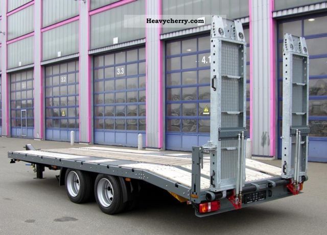 2011 Other  SAXAS machines transporter / trailer with ramps Trailer Low loader photo