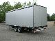 Other  7.3 m to 11.9 curtainsider Tandemahänger 2011 Stake body and tarpaulin photo
