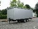 2011 Other  7.3 m to 11.9 curtainsider Tandemahänger Trailer Stake body and tarpaulin photo 1