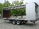 2011 Other  7.3 m to 11.9 curtainsider Tandemahänger Trailer Stake body and tarpaulin photo 4