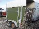 1992 Other  Hanke 2 horse trailer with polyester roof Trailer Cattle truck photo 2