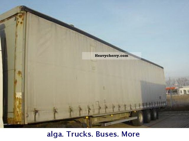 1999 Hoffmann  Mega, 13.6 mtr. Jumbo 3 m high Semi-trailer Stake body photo