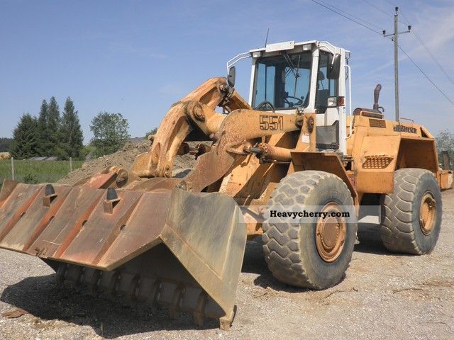1998 Liebherr  551 Construction machine Wheeled loader photo