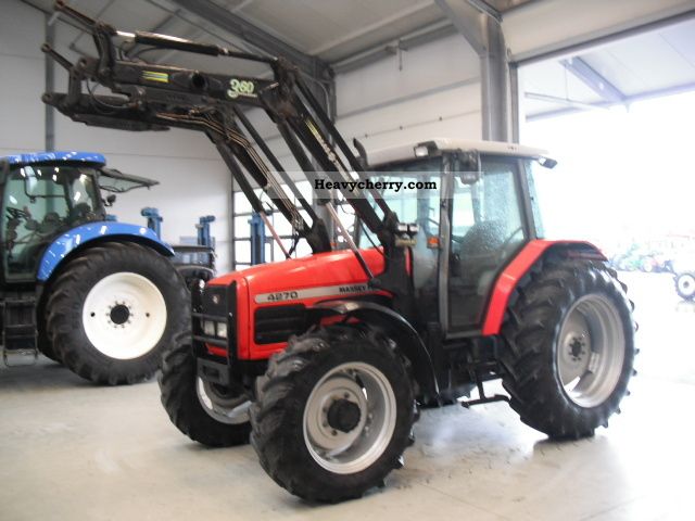2000 Massey Ferguson  Baas 4270 360 front loader, 3 Control circuit, a Lift Agricultural vehicle Tractor photo