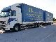 Volvo  FH12-420 with tandem trailer!. 2004 Stake body and tarpaulin photo