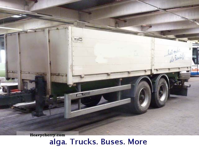 1997 Annaburger  18:02 LT tandem trailer with building elevator shaft Trailer Stake body photo