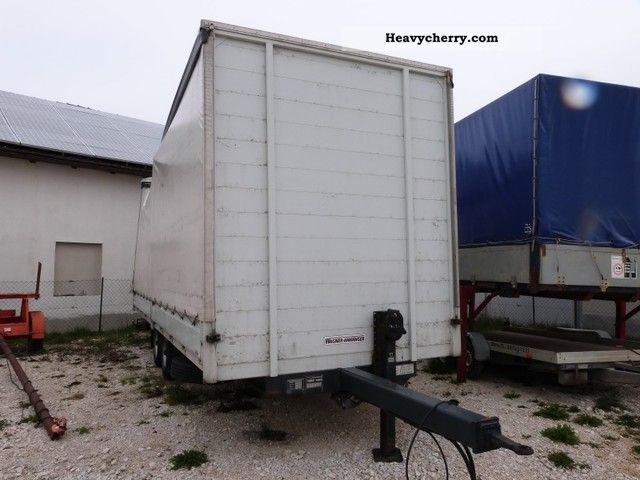 2006 Wagner  WTPL10T tandem Trailer Stake body and tarpaulin photo
