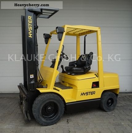2004 Hyster  H3.00XM side slide 4 Valve Forklift truck Front-mounted forklift truck photo