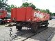 Wackenhut  AB 18, construction materials trailer, BPW axles, ABS 1996 Stake body photo