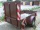 Hoffmann  Trailer with ramp 1992 Stake body photo
