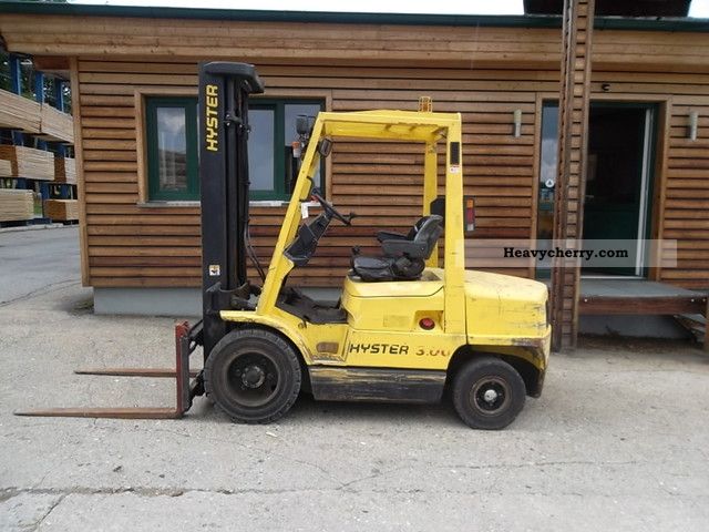 2002 Hyster  H3.00XM with side shift Forklift truck Front-mounted forklift truck photo