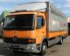 2000 Mercedes-Benz  Atego 1217 flatbed tarp liftgate Truck over 7.5t Stake body and tarpaulin photo 3