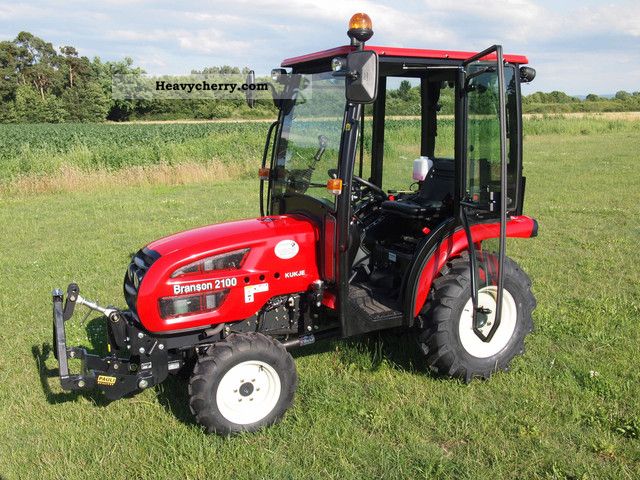 2012 Branson  2100 TOP model - NEW cabin .. / PTO front Agricultural vehicle Farmyard tractor photo