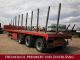 1996 Faymonville  Platoo-suited for transporting steel-2 X STEERING AXLE Semi-trailer Platform photo 6