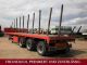1996 Faymonville  Platoo-suited for transporting steel-2 X STEERING AXLE Semi-trailer Platform photo 7