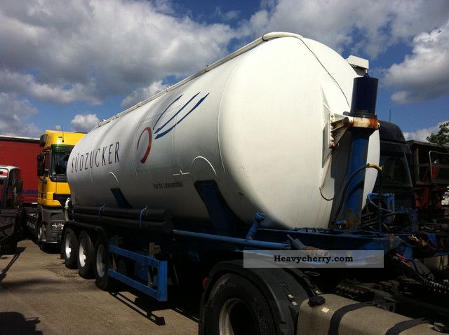1988 Spitzer  2438 SK ZIC 38m ³ air sprung Semi-trailer Silo photo