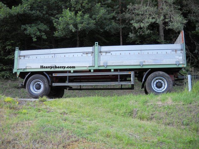 1990 Kassbohrer  Kässbohrer PLATFORM TRAILERS with 7.20 m-PLATFORM Trailer Stake body photo