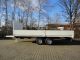 Obermaier  Tandem flatbed trailer 2000 Stake body photo