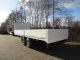 2000 Obermaier  Tandem flatbed trailer Trailer Stake body photo 2