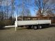 2000 Obermaier  Tandem flatbed trailer Trailer Stake body photo 5