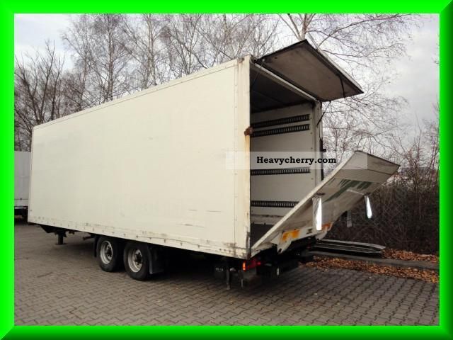 2003 Obermaier  Tandem trunk with tail lift Trailer Box photo