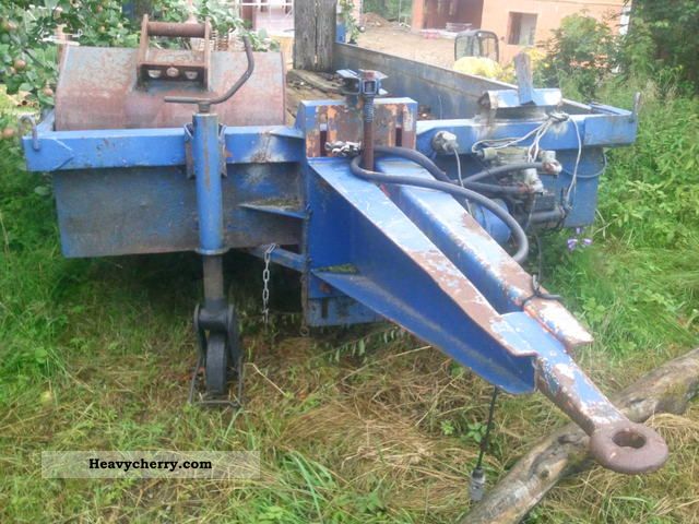1991 Obermaier  TAL 8050 Trailer Low loader photo