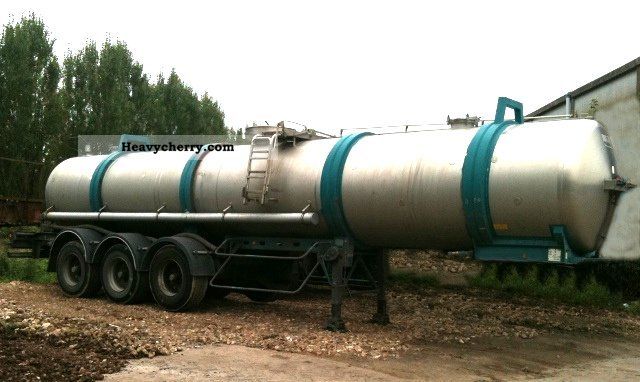 1988 Magyar  For liquid fertilizers or treacle -12 500, - EURO Semi-trailer Tank body photo