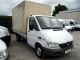 2000 Mercedes-Benz  Sprinter 208 CDI platform and tilts Van or truck up to 7.5t Stake body and tarpaulin photo 2