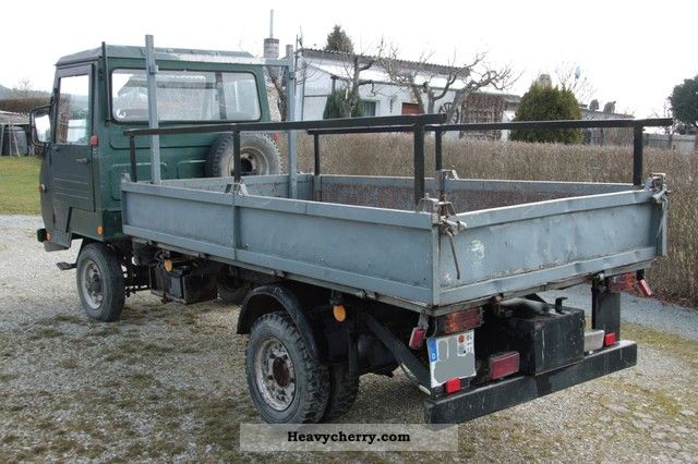 1987 Multicar  M25 long platform Van or truck up to 7.5t Stake body photo