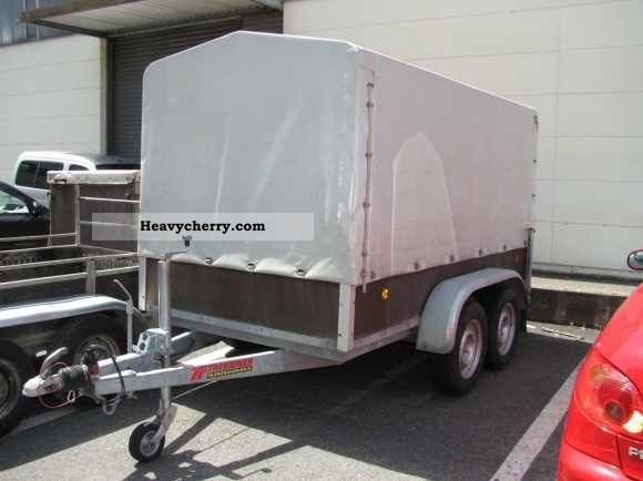 2008 Trebbiner  25.30-15 box with cover closed as new Trailer Stake body and tarpaulin photo