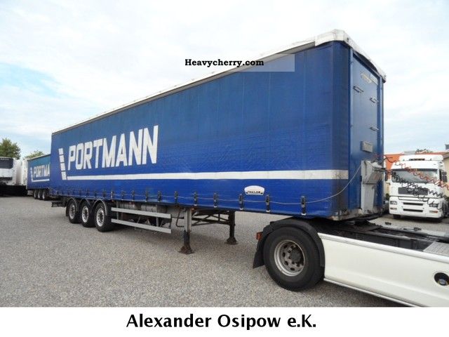 2005 Trailor  92m ³ of air 34-Europaleten Semi-trailer Stake body and tarpaulin photo