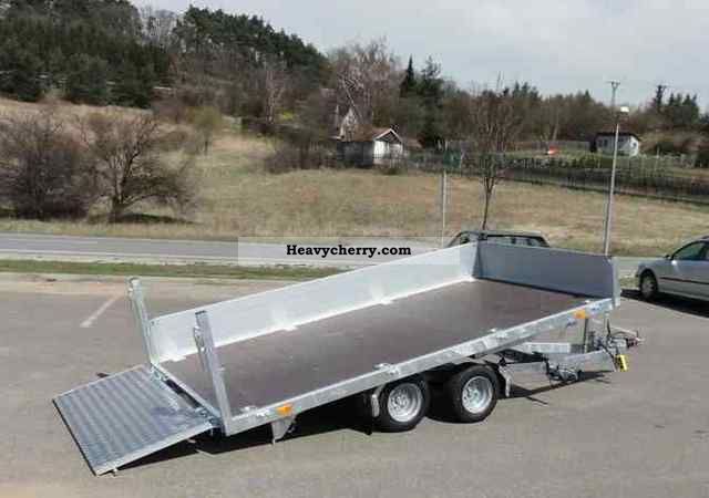 2012 Voss  without ramps wheelchair-3-3.5t tipper Trailer Trailer photo