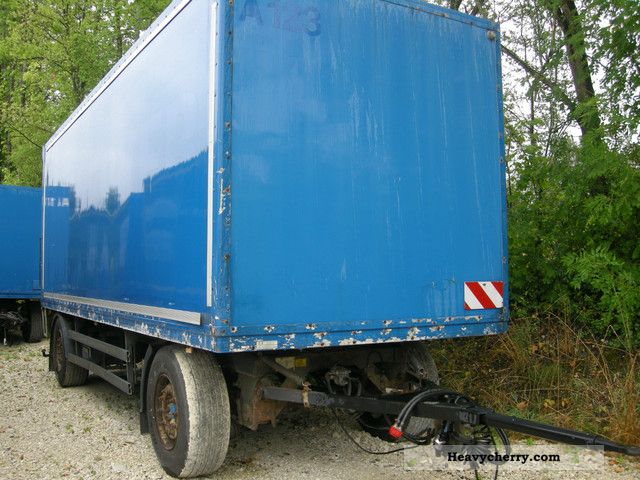 2000 ROHR  Mercedes axles! Case with tail lift Trailer Box photo