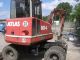 1998 Atlas  804 excavator bucket 2x tires 75% Construction machine Mobile digger photo 4