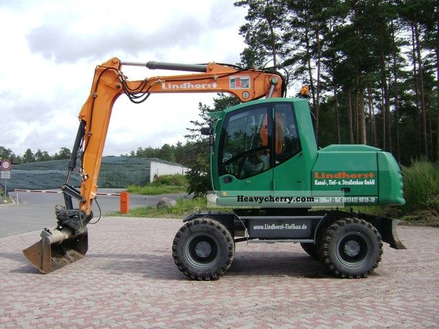 2009 Atlas  Excavators, Terex TW 160 excavator Construction machine Mobile digger photo